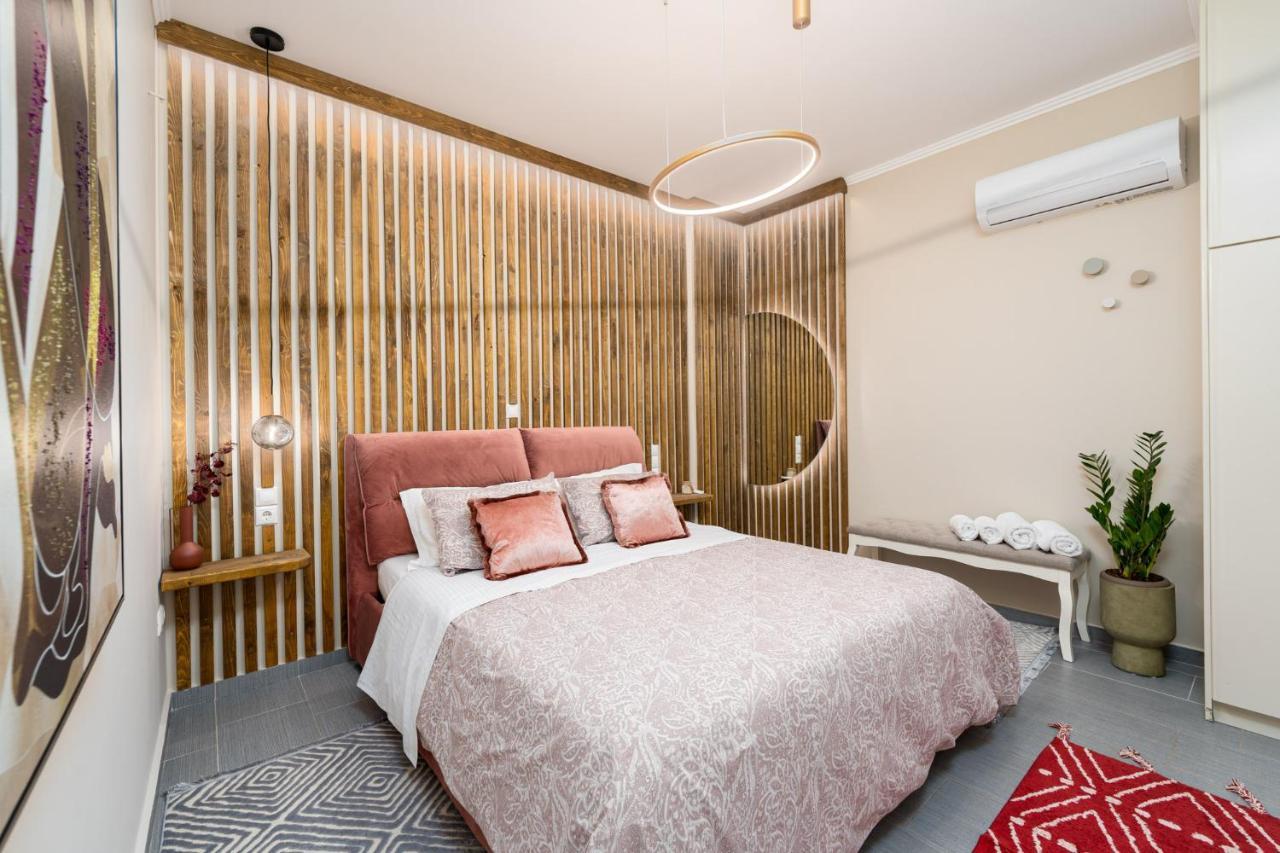 Meltemi Beach House - A Seaside Luxury Maisonnette Dhiyeliotika Экстерьер фото