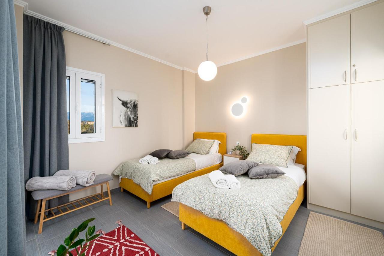 Meltemi Beach House - A Seaside Luxury Maisonnette Dhiyeliotika Экстерьер фото